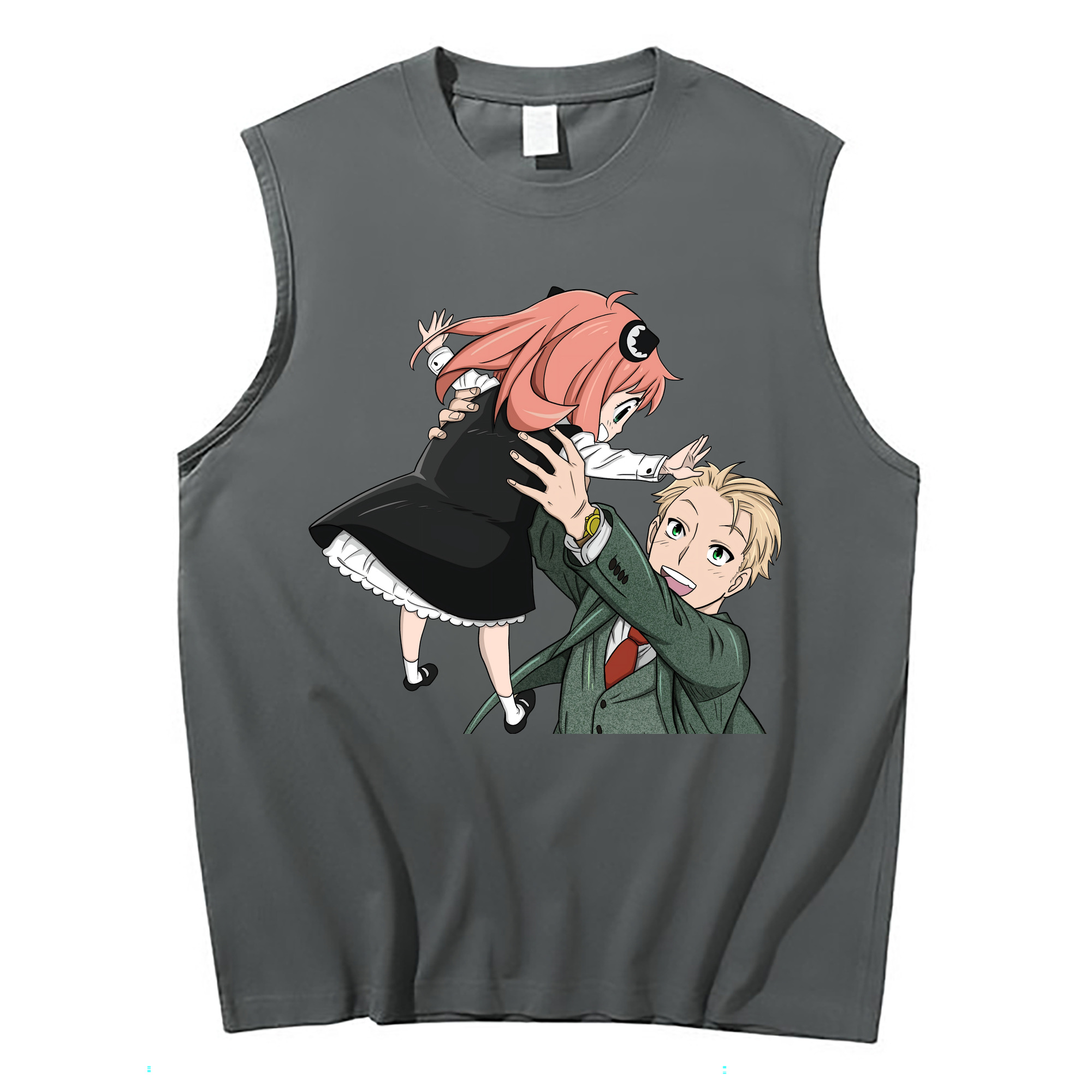 （画像用） SPY×FAMILY间谍家家酒 コットン100％タンクトップ（フロントプリント）